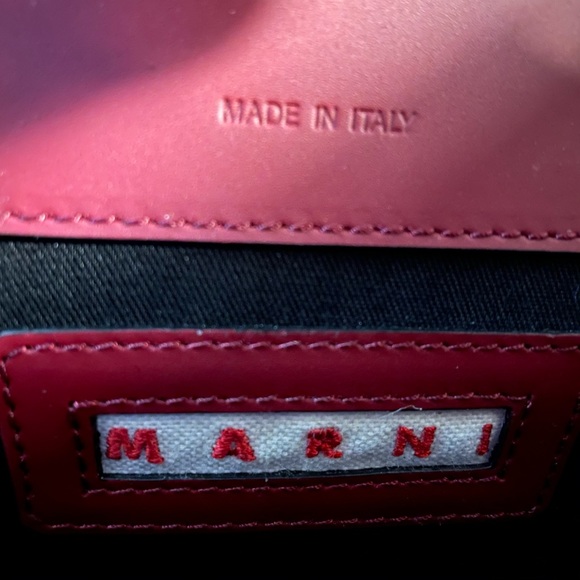 MARNI Leather Medium Trunk Shoulder Bag - Picture 8 of 11